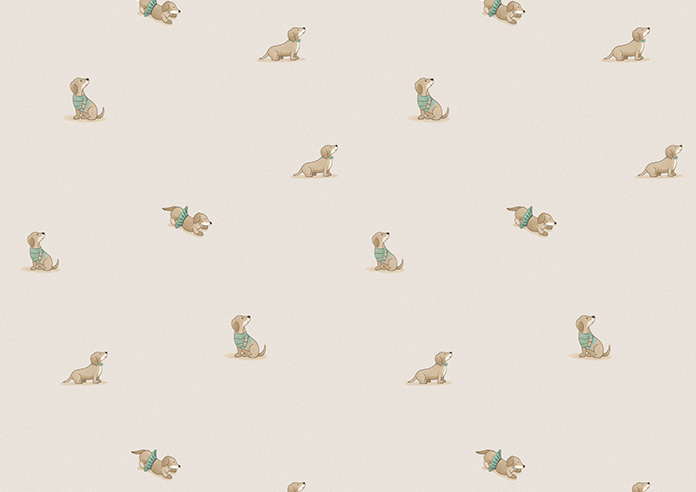 Dasching About, Puppy Biscuit - Made to Measure Curtains - Image 8